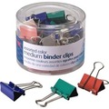 Officemate Clip, Binder, Med, Ast, 24/Tub OIC31029